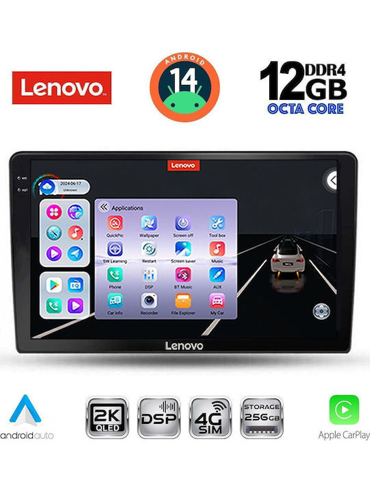 Lenovo Car Audio System for Toyota Corolla Verso 2000-2004 (Bluetooth/USB/WiFi/GPS/Apple-Carplay/Android-Auto) with Touch Screen 9"