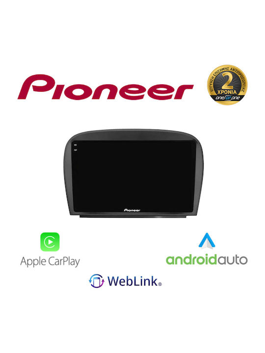 Pioneer Car Audio System for Mercedes-Benz SL 2005 2011 Bluetooth USB Wi-Fi GPS Apple CarPlay Android Auto with 9 Inch Touch Screen