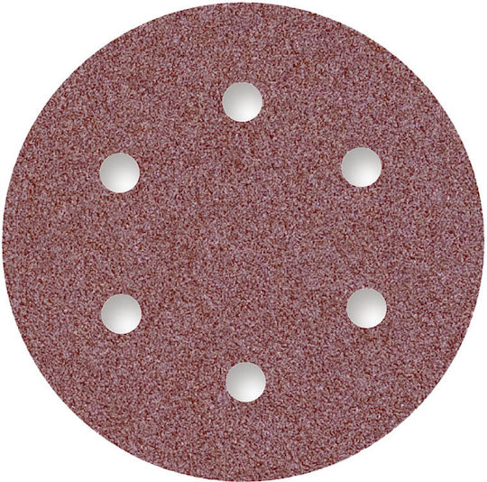 Sandpaper Menzer Red Fi 150 K80 6 Holes Grinders 50 Pcs Pack