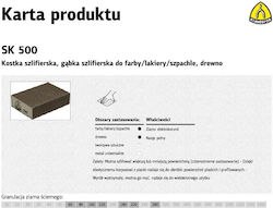 Grinding Cube SK 500 98x68x25mm GR 220 Klingspo...