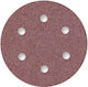 Sandpaper Menzer Red Fi 150 K150 6 Holes Grinders 50 Pcs Pack