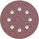 Sandpaper Menzer Red Fi 125 K40 8 Holes Grinders 50 Pcs Pack