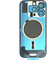 Apple iPhone 16 Pro Battery Door Camera Lens Black Logo OEM Apple iPhone 16 Pro Battery Door Camera Lens Black Logo OEM