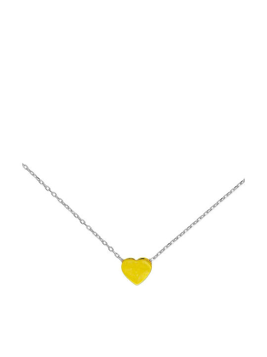 Excite-Fashion with design Heart from Gold Plated Silver