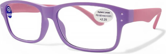 Optosquad Ochelari de citit +3.75 în culoarea Violet 2455-4