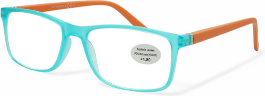 Optosquad Lesebrille +2.75 in Türkis Farbe OPT8970-2
