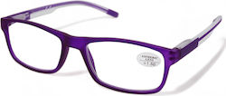 Optosquad Lesebrille +3.50 in Lila Farbe 8910-1