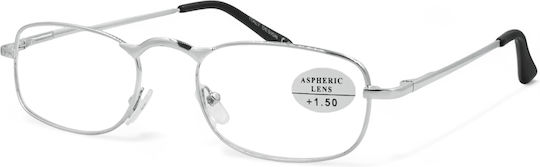 Optosquad Reading Glasses +3.00 in Silver color 2703-3