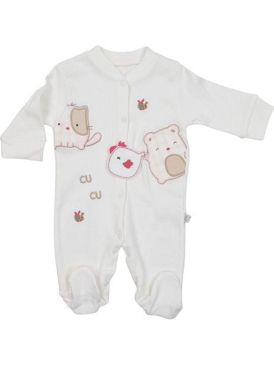 Papillon Kids Baby Bodysuit Ecru