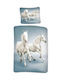 BrandMac Σετ Σεντόνια Μονά Βαμβακερά White 140x200cm