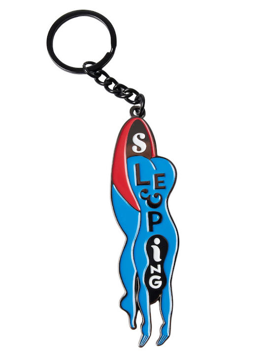 Parra Sleeping Keychain Blue