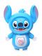 Schlüsselanhänger Stitch Gesichtsauswechslung 9,5cm Blau Manz-02-1