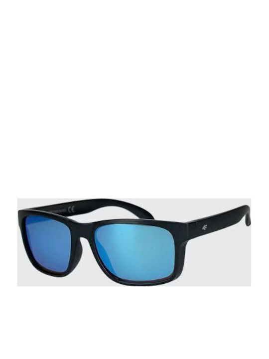 4F Herren Sonnenbrille mit Schwarz Kunststoff G...