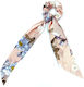 Samt Haargummi Haarband Rosa Blau Blumenmuster