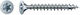 Wirox Mini Self-Piercing Galvanized White Screws 200 Pieces 3.5x16mm
