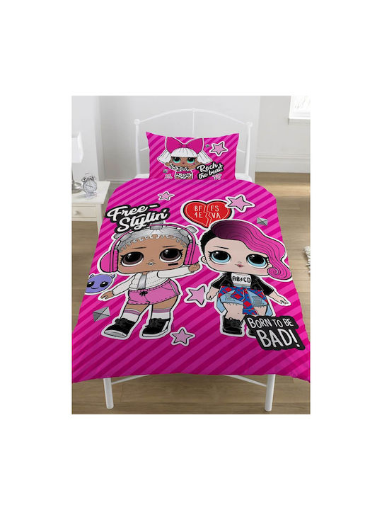 Halantex Set Kids Duvet Cover Fuchsia Pink