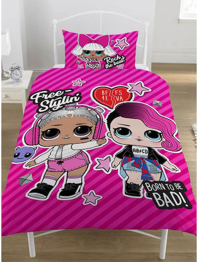 Halantex Set Kids Duvet Cover Fuchsia Pink