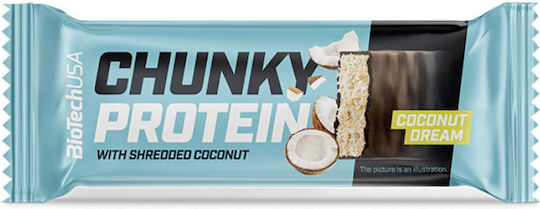 Biotech USA Chunky Protein Baton Proteină cu Aromă Nucă de cocos 50gr