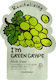 Tonymoly I'm Green Grape Revitalizing Mask Sheet Υφασμάτινη Маска за Лице за Освежаване 1 бр