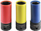 Set 1/2" Long Sockets Alloy Wheels 3pcs