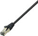 Logilink Cq8073s Cable De Red 5 M Cat8.1 Negro