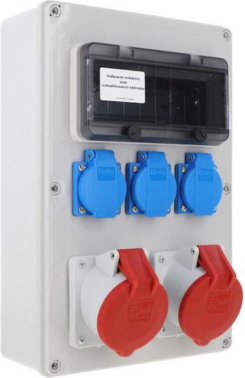 Construction Switchgear Rb-3232 Ip44 1x32a/5p 1x32a/5p 3xgs 65.3232