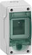 1x3 Surface Mounted Switchgear Mini Mureva Ip65 Mmrv-1-3-nt-t Transparent Door 13975