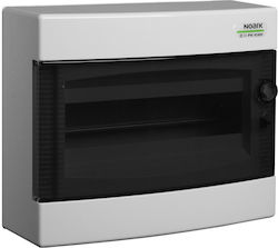 Pns Installation Housing Surface Mounted Box 1x12 Modules 287x236x112mm Plastic White Transparent Door Ip40 Noark Pns Installation Housing Surface Mounted Box 1x12 Modules 287x236x112mm Plastic White Transparent Door Ip40 Noark