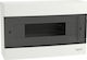 1x12 Surface Mounted Electrical Panel IP40 Easy9 EZ9EU-1-12-NT-T Transparent Door EZ9EUC112