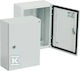 Eti-polam Wall Mounted Waterproof Cabinet Gt 40-40-20 Plate 400x300x200mm Ip65 Grey 001102109