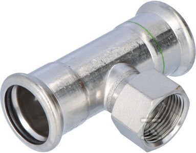 Tee Gw 28x3/4"x28mm Inox Press