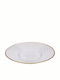 Home&Styling Collection Farfurie joasă Sticlă Auriu cu Diametru 28cm