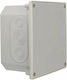 Facade Box P T Hermetic PPT-EH161 IK10 IP65 Plastic Cover 64.161