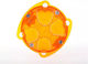 67mm Concrete Junction Box 72mm 72x40mm Orange Batibox 080101