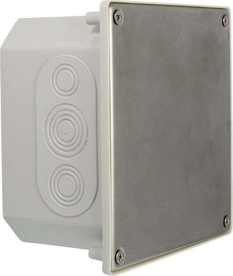 Facade Box P T Hermetic PPT-EH160 Inox IK10 IP65 Stainless Steel Cover 64.160