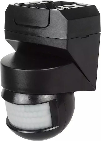 Maclean Twilight Bewegungsmelder 180° + 360° 2000w Schwarz Mce295