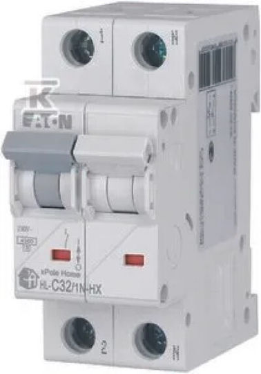 Power Switch 1p+n C 32a 6ka Ac Xpole Home Hn-c32/1n 194854