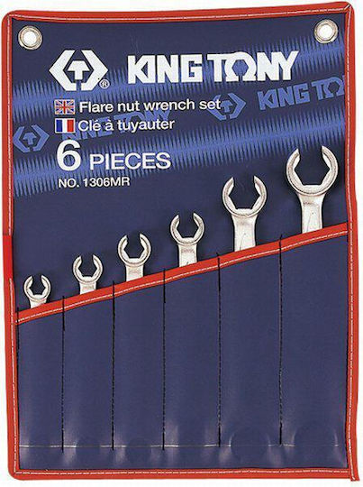 King Tony Deutsche Polygon-Schlüssel Satz Zoll 5/16" 7/8" 6 Stück