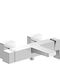 Duravit Миксер Батерия За Вана Сребриста