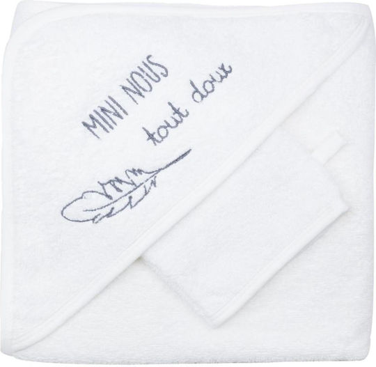Trois Kilos Sept Baby Hooded Towel 70x70cm