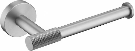 Rea Wall-mounted Paper Holder Metallic Silver