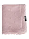 Lullalove Blanket Nursery Swaddling Blankets Knitted Pink 80x100cm