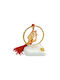 Kalliopi Silver Tabletop Lucky Charm Home Gold made of Stone 10x13cm 1pcs
