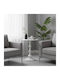 Round Side Coffee Table Anesor Metal Cream W40xL40xH52cm