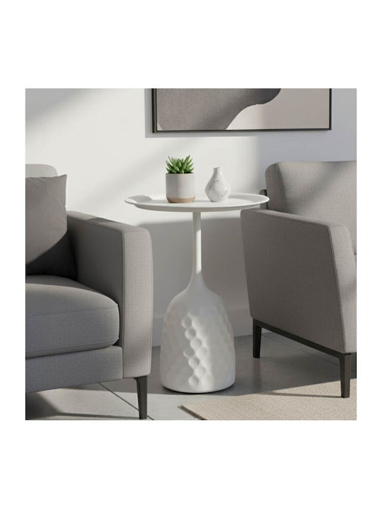 Round Side Coffee Table Waini Metal Hanging W39...