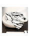 Nima Sebra Furry Blanket Sofa 130x170cm White Black