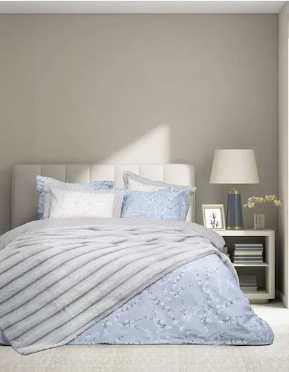 Nima Carezza Super Double Blanket 220x240cm Light Gray