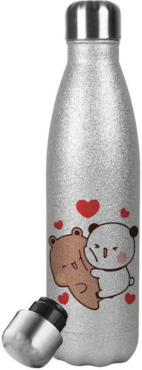 Koupakoupa Bubu & Dudu Thermos Bottle Stainless Steel 500ml Gray