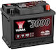 Yuasa Car Battery with 62Ah Capacity and 550A CCA