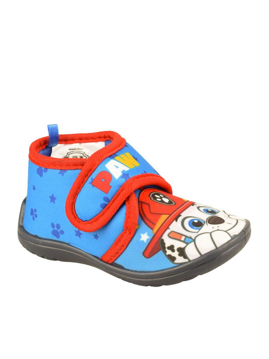 Kinderhausschuhe Stiefel Blau
